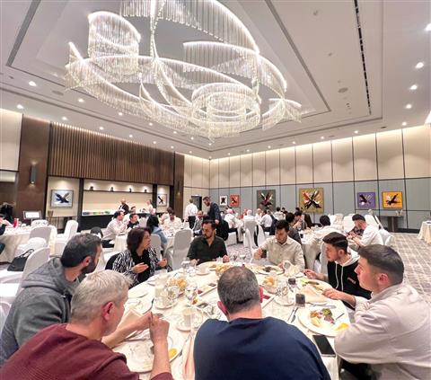 At our company's iftar dinner, the spirit of collaboration and solidarity was present along with delicious food.